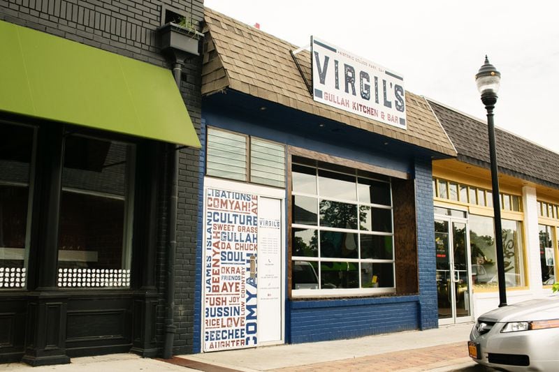 The exterior of Virgil's Gullah Kitchen