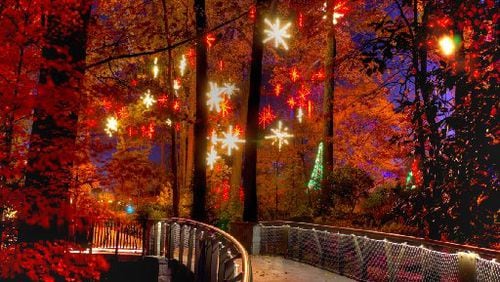 "Garden Lights, Holiday Nights" has been extended until Jan. X at the Atlanta Botanical Garden. CONTRIBUTED BY JOEY IVANSCO