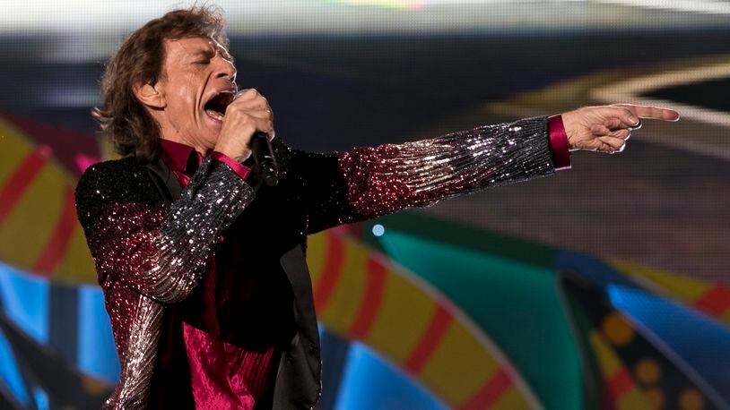 Mick Jagger performs during a Rolling Stones concert in Havana, Cuba, Friday March 25, 2016. The Rolling Stones unleashed two hours of rock and roll on an crowd of hundreds of thousands of Cubans and foreign visitors Friday March 25, 2016, capping one of the most momentous weeks in modern Cuban history with a massive celebration of music that was once forbidden here.(AP Photo/Enric Marti)