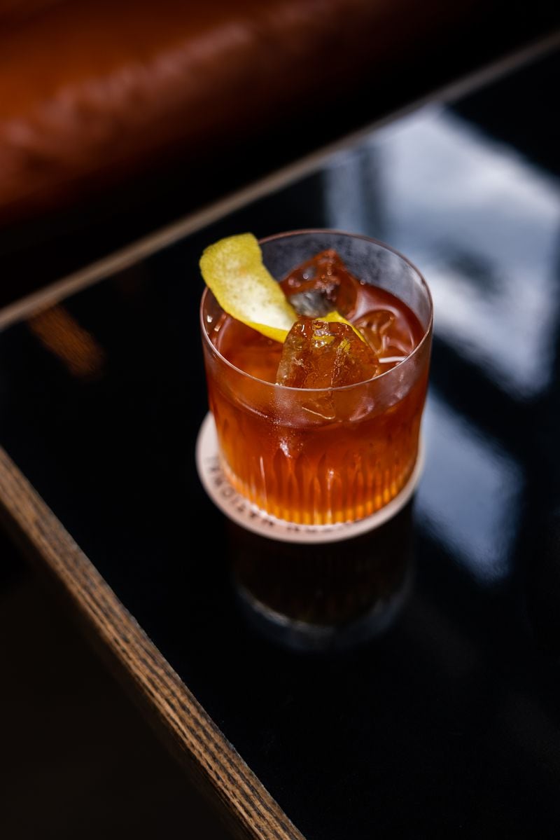 The Southern National cocktail menu, including the Armagnac Old-Fashioned, was created by bartenders Greg Best and Paul Calvert. Courtesy of Rebecca Carmen