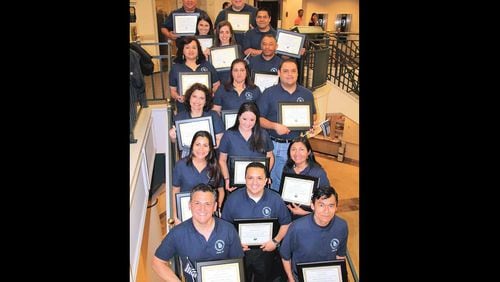 These 16 people are the first graduates of Roswell's Citizen Police Academy.