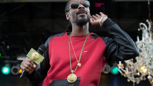 USE THIS PHOTO ON JUMP IF ROOM Snoop Dogg performed a short set during the Take Me to the River showcase at Butler Park celebrating artists from Memphis, Tennessee Saturday, March 15, 2014. AUSTIN HUMPHREYS / AMERICAN - STATESMAN Snoop Dogg will bring his swag to SweetWater in April. Photo: AUSTIN HUMPHREYS / AMERICAN - STATESMAN Assignment: