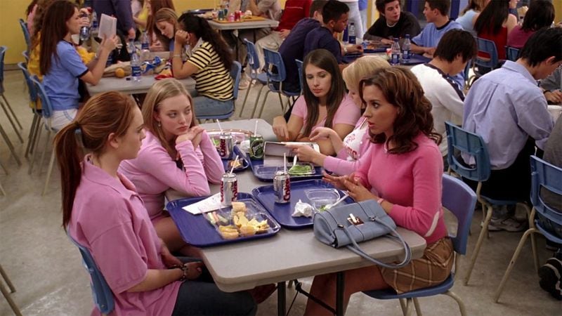 As this scene from the movie "Mean Girls" captures, the high school cafeteria can be a social minefield. The movie was based on the non-fiction book "Queen Bees and Wannabes," which deal with high school social cliques.