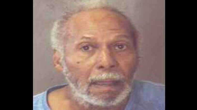 Cleaster Adkins, 78, was charged with murder after Atlanta police found his roommate stabbed to death in a closet at their home in DeKalb County.