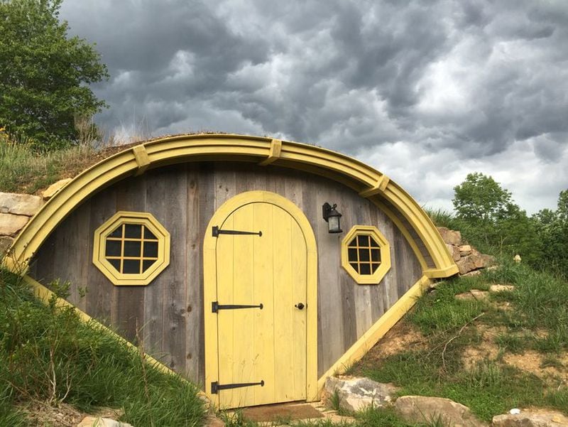 Forest Gully Farm's “Hobbit huts” let you stay underground and have the run of a 15-acre farm. Courtesy forestgullyfarms.com