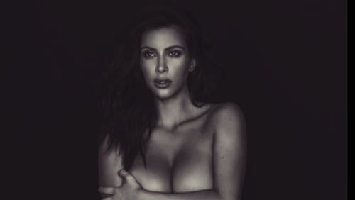 Kim Kardashian's been on a naked-selfie tear this week.