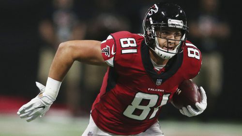 Atlanta Falcons tight end Austin Hooper (81) was named to the Pro Bowl.