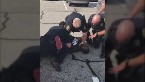 The Henry County Police Department has fired Officer David Rose after video that appeared to show him choking  Desmond Marrow, a former NFL player, was posted online.