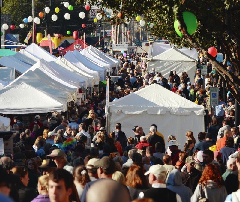 The Lexington Barbecue Festival, Oct. 22 in Lexington, North Carolina, features craft and food vendors, rides, activities for families, live music and food. Courtesy of the Lexington Barbecue Festival