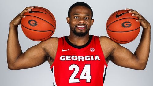 Georgia believes P.J. Horne, a 6-foot-6 transfer from Virginia Tech who hails from Tifton, is going to make a difference in its frontcourt play this season. (Tony Walsh/UGA)