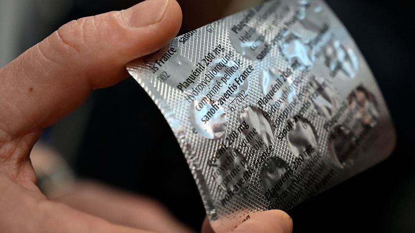 President Donald Trump has touted hydroxychloroquine as a treatment for COVID-19, the disease caused by the coronavirus. But the drug, normally used for treating malaria, rheumatoid arthritis and lupus, has not been approved for combating the coronavirus. (Gerard Julien/AFP/Getty Images/TNS)
