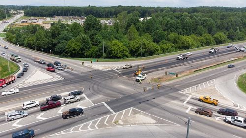 Forsyth County plans to replace the intersection of Ga. 400 and Browns Bridge Road (Ga. 369) near Coal Mountain with a grade-separated interchange. FORSYTH COUNTY