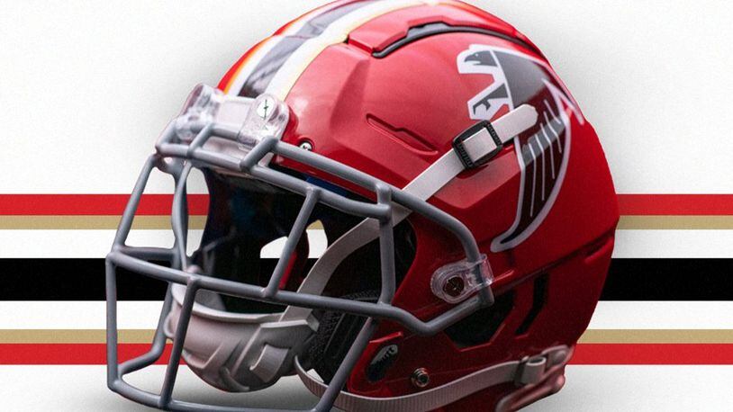 The Falcons are bringing back red helmets, worn from 1966-69, as part of their throwback uniforms. They will be worn against the 49ers in Week 6 of the 2022 season.