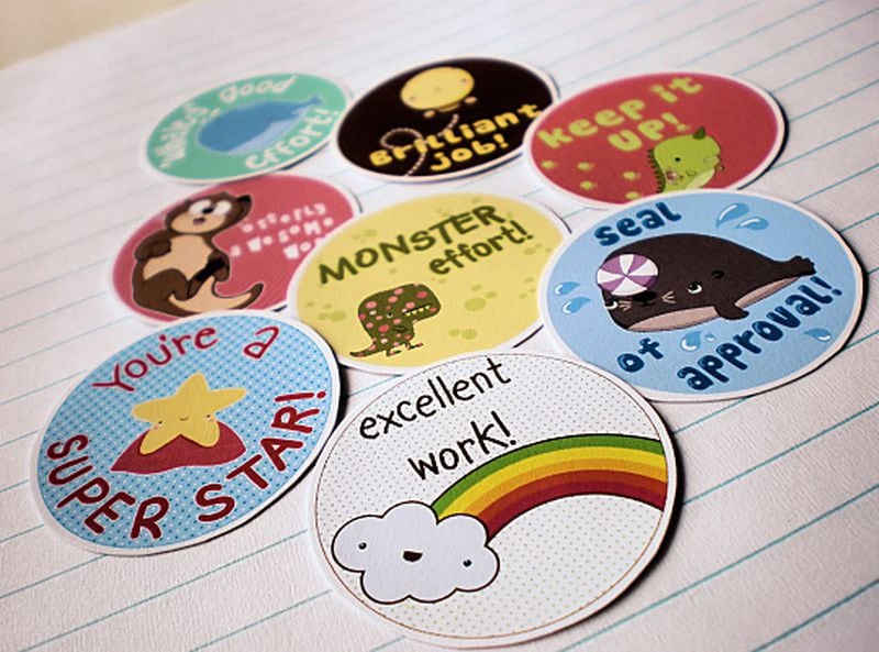 If you see cute reward stickers in the store, go ahead and pick up a few packs for your child's teacher to use in class.