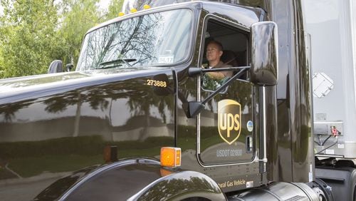 UPS Natural Gas Tractor