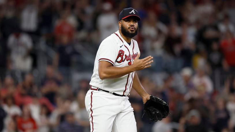 As the postseason nears, Kenley Jansen is thinking about one thing. “That feeling that I had in 2020,” Jansen said, “I want to feel it again.” (Jason Getz / Jason.Getz@ajc.com)