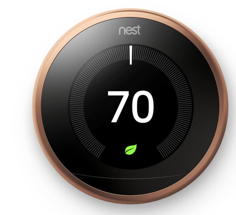 Nest Copper Learning Thermostat, $250. CONTRIBUTED