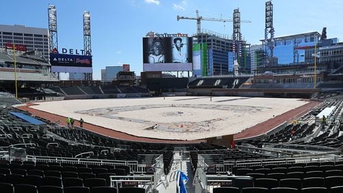 Liberty Media’s Braves tracking stock is tied to the economic performance of the team, SunTrust Park and The Battery Atlanta mixed-use development. (Curtis Compton/ccompton@ajc.com)