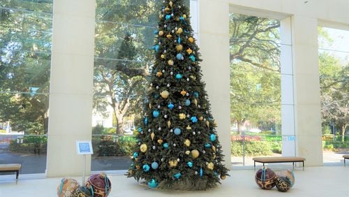 Telfair Academy pays tribute to the holidays with their very first tree lighting. The family-friendly event includes holiday music, children's art activities and more. (Courtesy of Telfair Museums/Facebook)