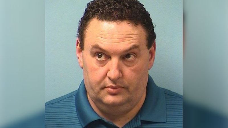 Jerry Arnold Westrom, of Isanti, Minnesota, is pictured in a April 2016 mugshot related to a charge of soliciting a prostitute. Westrom, 52, is charged with second-degree murder in the 1993 stabbing death of Jeanne Ann Childs. The 35-year-old alleged prostitute was found dead in her Minneapolis apartment June 13, 1993, with dozens of stab wounds. DNA testing on evidence from the scene linked Westrom, now a married father, to the brutal crime.