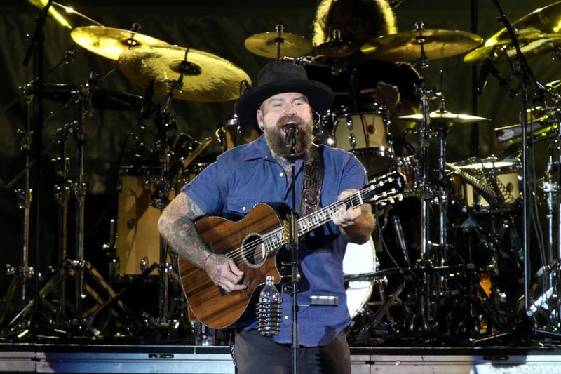 The Zac Brown Band opened for the Rolling Stones Thursday night at the Mercedes-Benz Stadium.
Robb Cohen for the Atlanta Journal-Constitution
