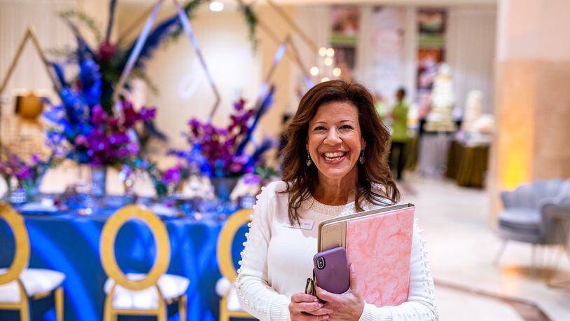 Bridal Extravaganza of Atlanta owner Shelly Danz said her show normally draws 1,000 brides-to-be along with bridesmaids or family to Hotel Avalon in Alpharetta. Courtesy Lora Sommer