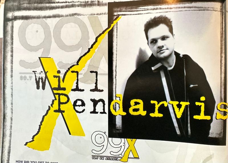 Will Pendarvis in the early 1990s from a special 2000 Virtually Alternative magazine 99X history book.