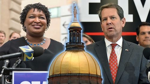 Stacey Abrams (left) and Brian Kemp offer their vision for Georgia's future.