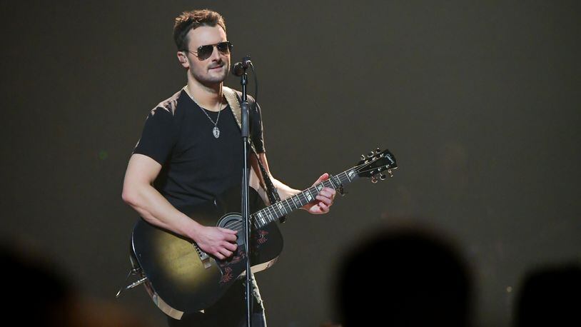 Eric Church, shown at his Jan. 27 show in Brooklyn, played an epic, 39-song set in Atlanta. (Photo by Mike Coppola/Getty Images)