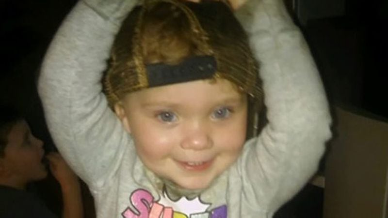 Baylee Sue Peeples was reported abducted by her father early Thursday morning. She was located Thursday afternoon.