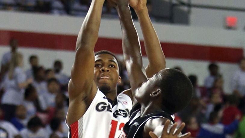 Kenny Gaines, a 6-foot-3 freshman guard from Atlanta, is getting more playing time with Georgia.