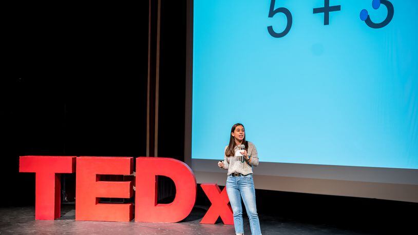 Pace Academy senior Camille Caton practiced for months to give a TEDx talk about her dyslexia.