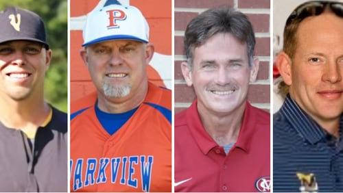 Baseball coaches who earned their 500th career victories in 2022 are Valdosta’s Brad Porter Parkview's Chan Brown, Mill Creek's Doug Jones and Marist's Mike Strickland.