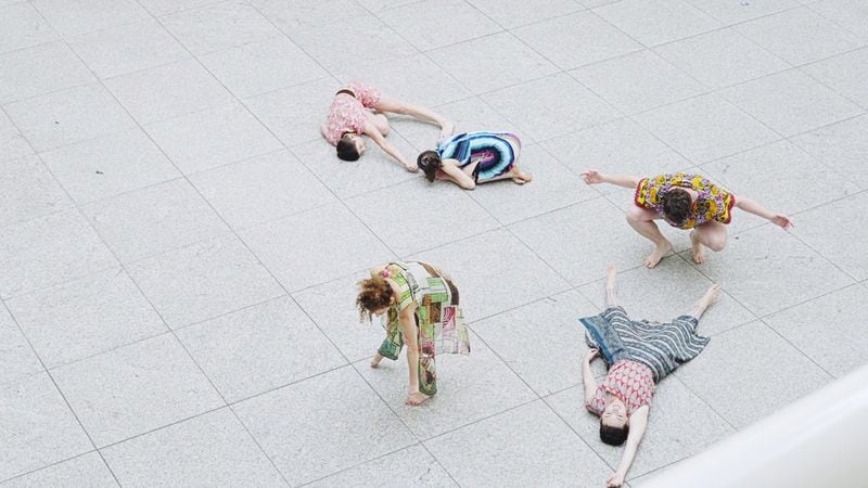 Dancers in Fly on a Wall's "Dave" at the High Museum of Art. Photo by Paige McFall