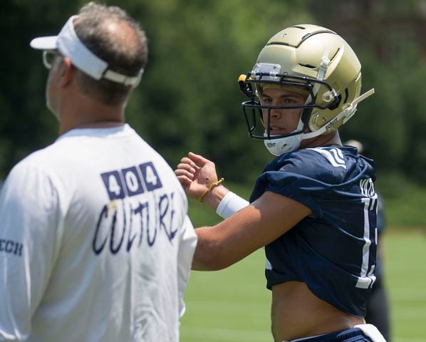 Photos: New coach Geoff Collins has Georgia Tech on the field