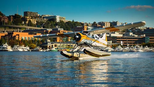From Puget Sound to the Space Needle, seaplane tours of Seattle by Kenmore Air give visitors a view from the air. Contributed by Kenmore Air