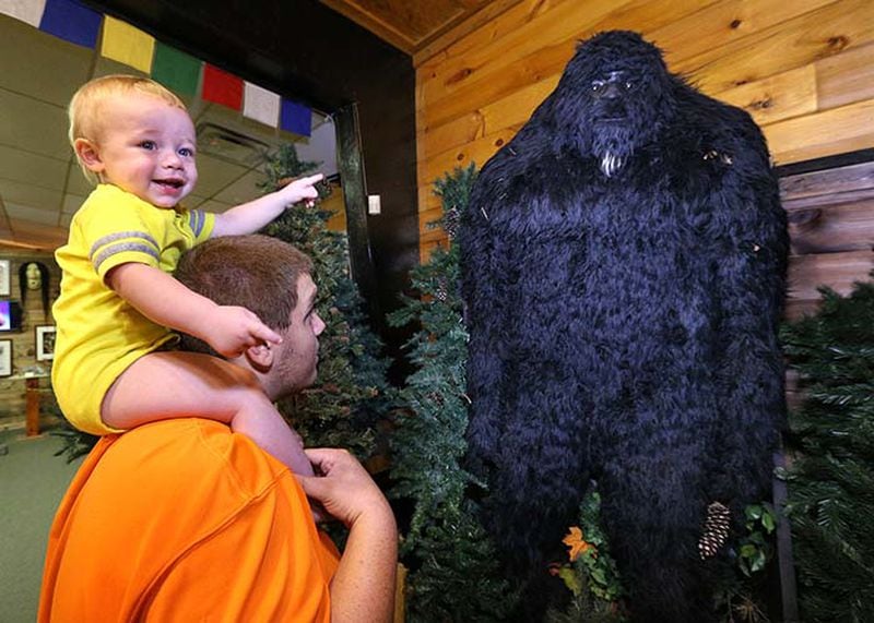 Visitors tour Expedition: Bigfoot! museum in the North Georgia mountains.
File photo