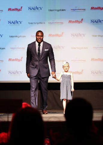 Falcons walk the runway for local benefit fashion show