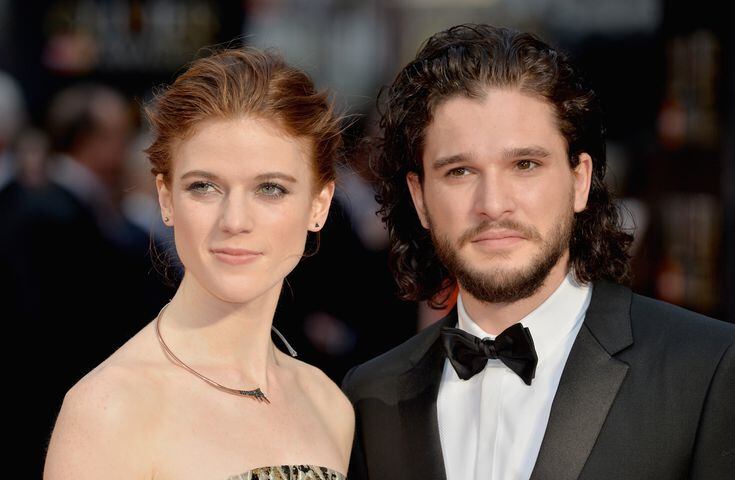 Kit Harrington and Rose Leslie first got cozy when starring together on Game of Thrones.
