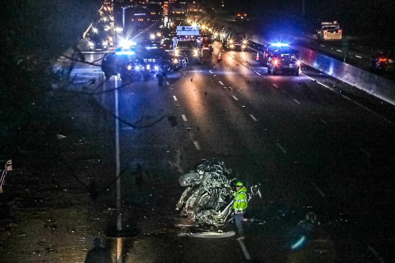 All lanes of I-285 were shut down for five hours at Bouldercrest Road while authorities investigated the crash Monday morning.