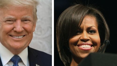 President Donald Trump and former first lady Michelle Obama have been named as Gallup's most admired man and woman for 2020.