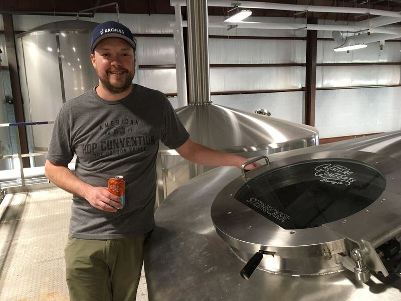 Adam Beauchamp is brewmaster and co-founder of Creature Comforts Brewing in Athens, which opened a new production brewery in June. CONTRIBUTED BY BOB TOWNSEND