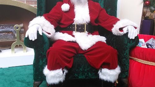 Santa at Greenbriar Mall. Image courtesy of Facebook.