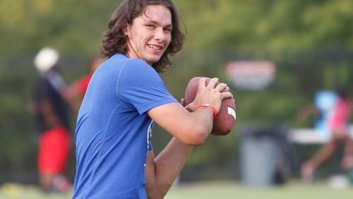 Bailey Hockman of McEachern High was rated as one of the nation's top five quarterbacks for 2017.