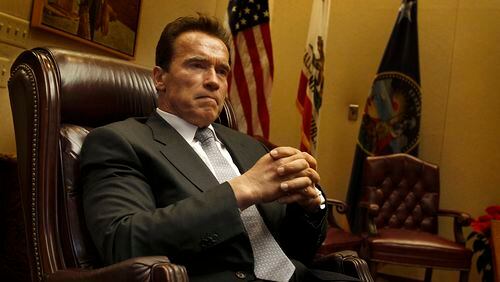 Former California governor Arnold Schwarzenegger in December 2010 at the state capital in Sacramento, Calif. Schwarzenegger has said he would have run for president had be been born in the United States.