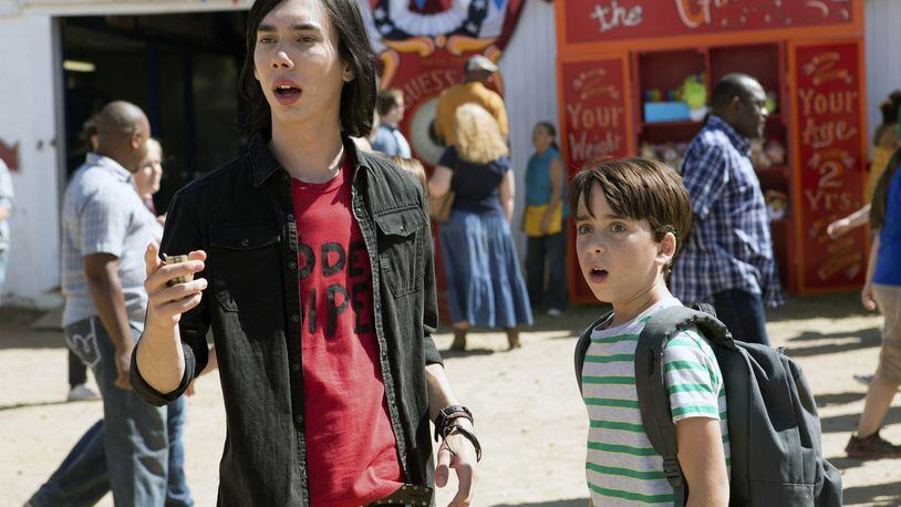 Charlie Wright, left, and Jason Drucker star in “Diary of a Wimpy Kid: The Long Haul.” Contributed by Daniel McFadden/Twentieth Century Fox via AP