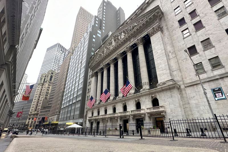 FILE - The New York Stock Exchange is shown on Tuesday, April 29, 2024, in New York. (AP Photo/Peter Morgan, File)