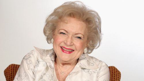 PASADENA, CA - JANUARY 06:  Actress Betty White speaks onstage during the Informal Session: Betty White's Off Their Rockers" panel during the NBCUniversal portion of the 2012 Winter TCA Tour at The Langham Huntington Hotel and Spa on January 6, 2012 in Pasadena, California.  (Photo by Frederick M. Brown/Getty Images)
