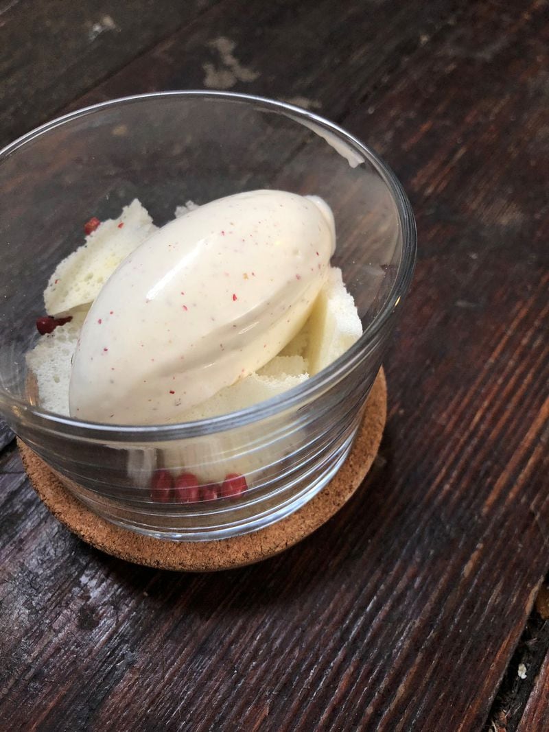 Pink peppercorns aren’t related to black peppercorns and have their own distinctive flavor. Chef Zach Meloy created Pink Peppercorn Ice Cream to add a savory touch to a sweet creamy treat. CONTRIBUTED BY ZACH MELOY