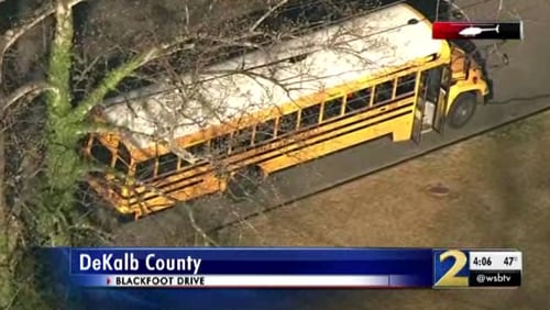 A DeKalb County student was stabbed with a pencil while on a bus in the 5100 block of Blackfoot Drive.